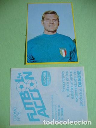 Cromos de F&uacute;tbol: CROMO ALBUM FUTBOL EN ACCION DE DANONE NUMERO 78 (NUEVO)