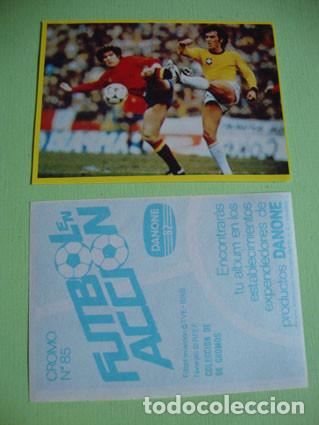 Cromos de F&uacute;tbol: CROMO ALBUM FUTBOL EN ACCION DE DANONE NUMERO 85 (NUEVO)