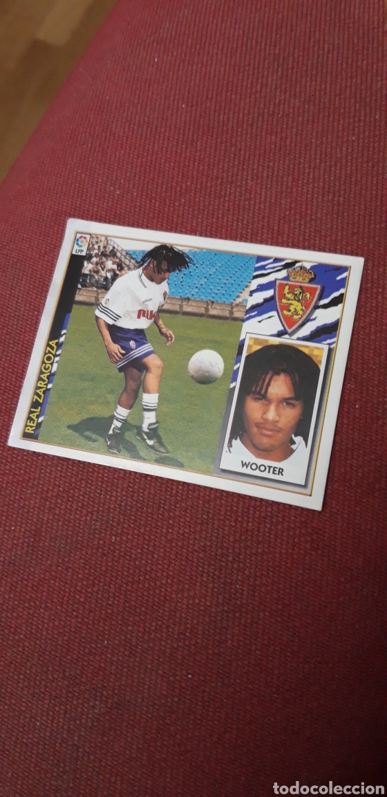 Cromos de f&uacute;tbol: Wooter Zaragoza este 97 98 1997 1998 ventanilla - Foto 1