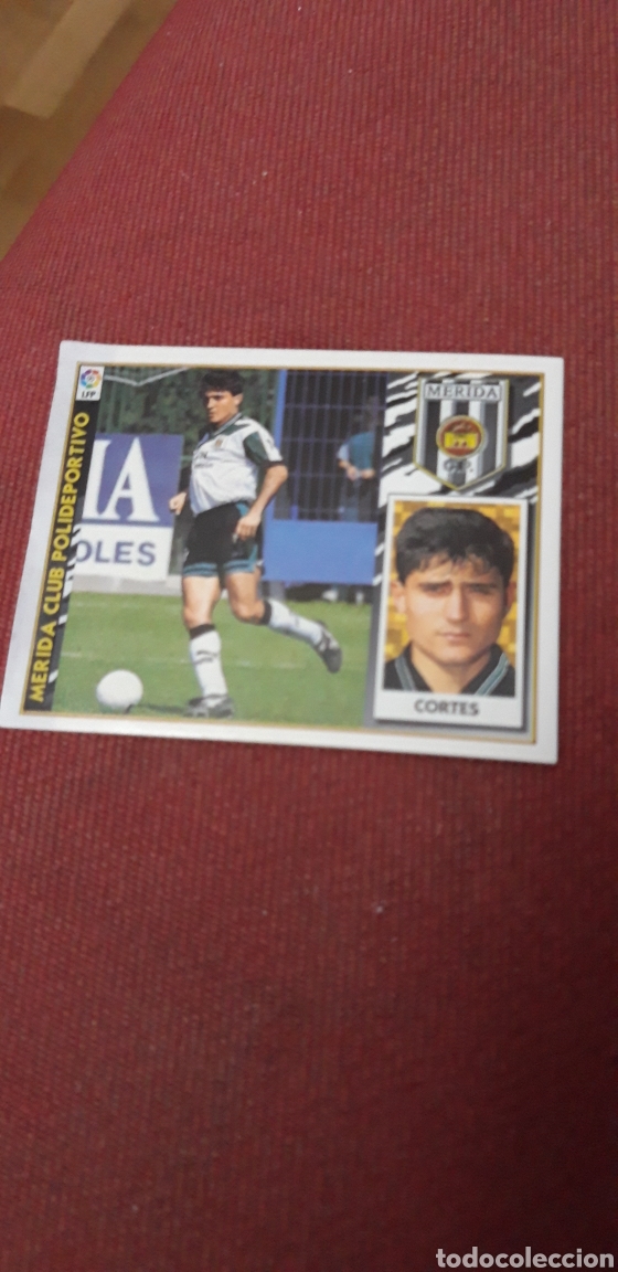 Cromos de f&uacute;tbol: Cortes Merida este 97 98 1997 1998 ventanilla - Foto 1
