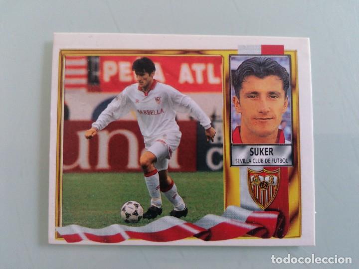 Cromos de f&uacute;tbol: ESTE 95 96 SUKER ERROR DE CORTE - Foto 1