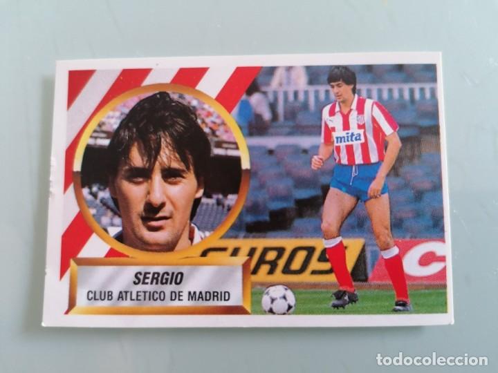 Cromos de f&uacute;tbol: ESTE 88 89 SERGIO 5A TRASERA # SIN PEGAR - Foto 1