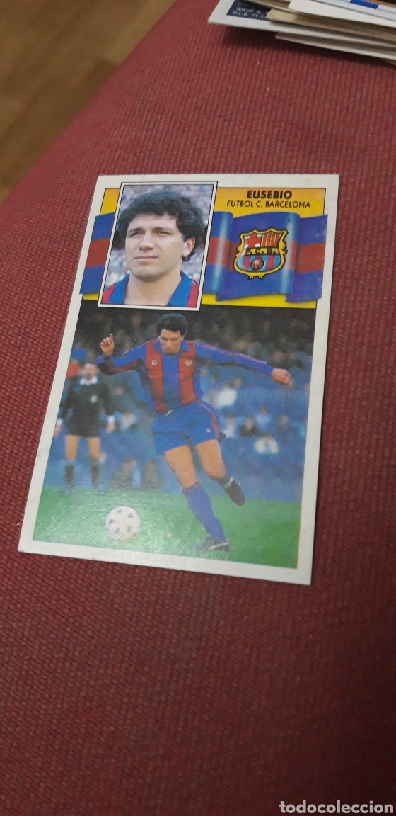Cromos de f&uacute;tbol: Eusebio Barcelona este 90 91 1991 1990 - Foto 1