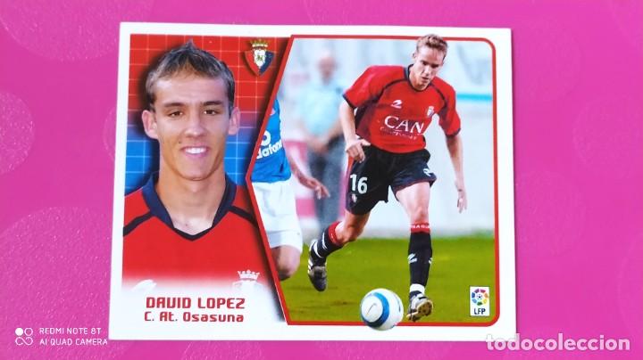 Cromos de f&uacute;tbol: DAVID LOPEZ OSASUNA ESTE 05 06 2005 2006 - Foto 1