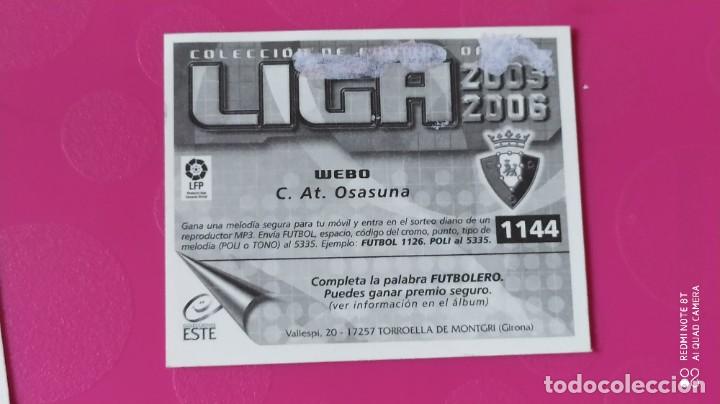 Cromos de f&uacute;tbol: WEBO OSASUNA ESTE 05 06 2005 2006 - Foto 2