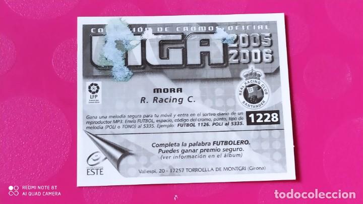 Cromos de f&uacute;tbol: MORA RACING SANTANDER ESTE 05 06 2005 2006 - Foto 2