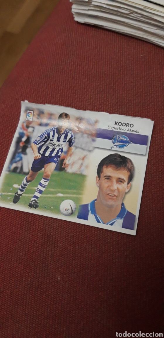 Cromos de f&uacute;tbol: Kodro alaves coloca ventanilla este 99 00 1999 2000 - Foto 1