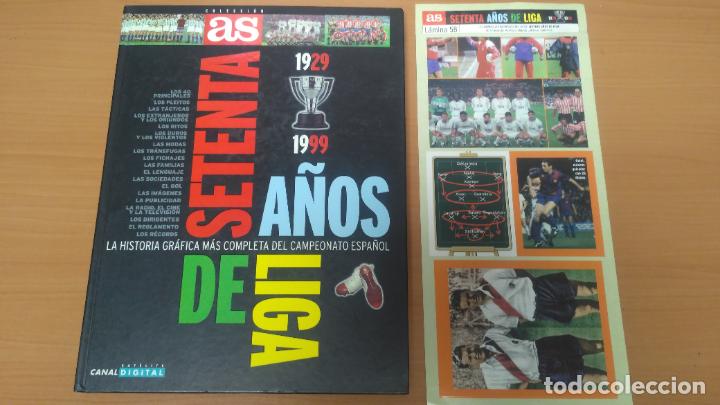 Football Stickers: SESENTA A&Ntilde;OS DE LIGA LAMINA DE CROMOS