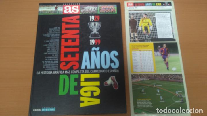 Figurine di Calcio: SESENTA A&Ntilde;OS DE LIGA LAMINA DE CROMOS