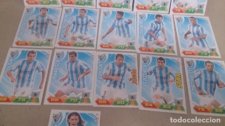 Cromos de f&uacute;tbol: 16 CROMOS DEL MALAGA ADRENALYN 2011_2012 - Foto 4