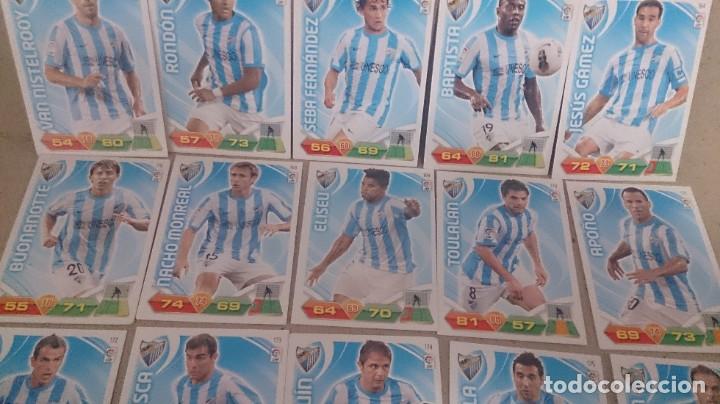Cromos de f&uacute;tbol: 16 CROMOS DEL MALAGA ADRENALYN 2011_2012 - Foto 5