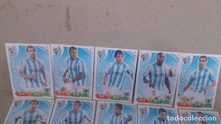 Cromos de f&uacute;tbol: 16 CROMOS DEL MALAGA ADRENALYN 2011_2012 - Foto 6