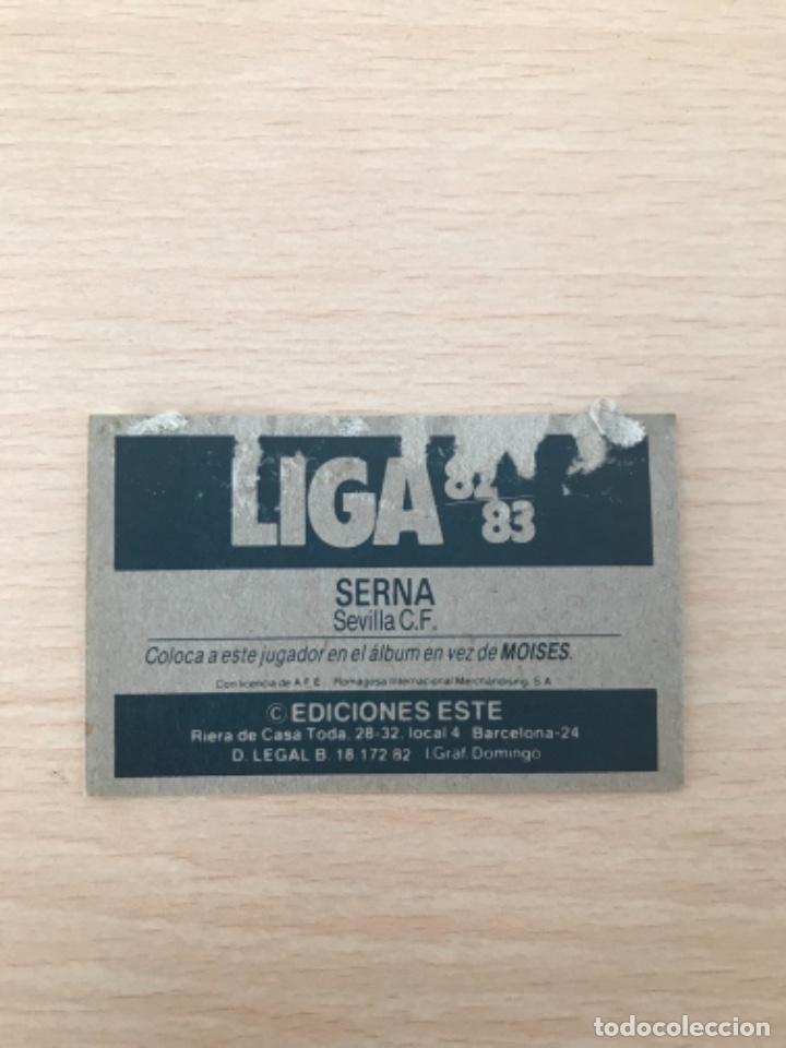 Cromos de f&uacute;tbol: Serna - Foto 2