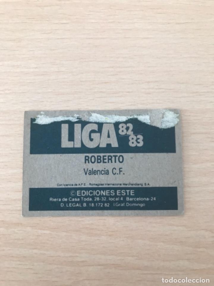 Cromos de f&uacute;tbol: Roberto - Foto 2