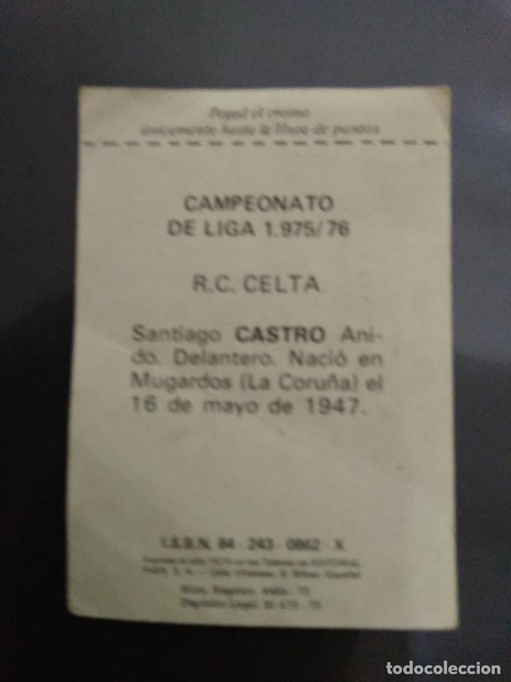 Cromos de f&uacute;tbol: CASTRO - Foto 2