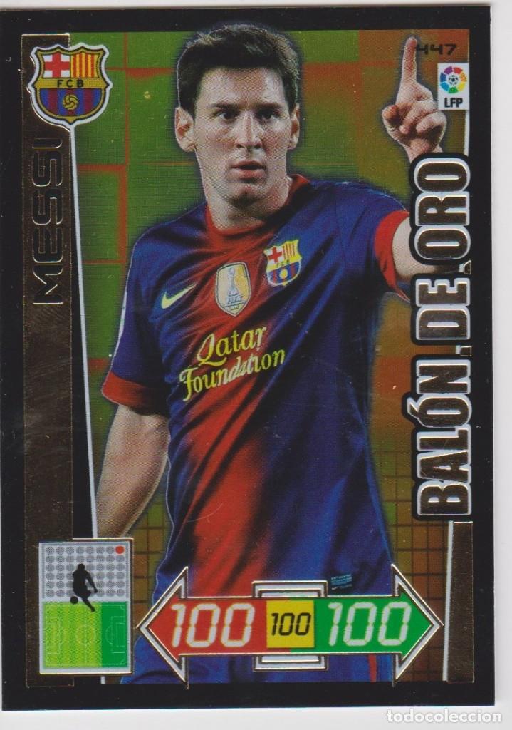 Cromos de f&uacute;tbol: adrenalyn 2012-13 -- messi -- bal&oacute;n de oro - Foto 1
