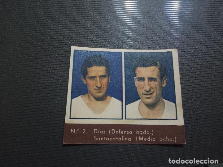 Cartes &agrave; collectionner de Football: SANTACATALINA DIAZ GALLINA BLANCA 1949 CROMO FUTBOL LIGA 49 - RECUPERADO - FR0 - 48