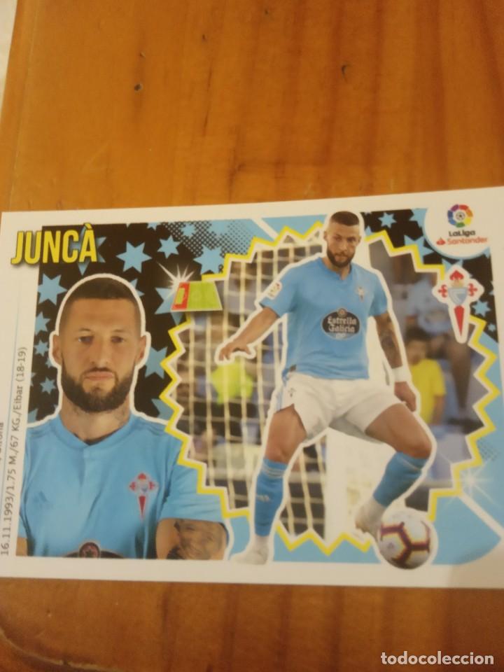 Cromos de f&uacute;tbol: Junca - Celta - Temporada 2018 - 2019 - Foto 1