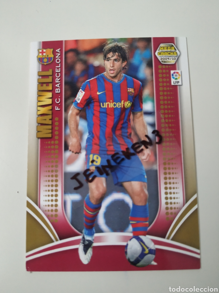 Cromos de f&uacute;tbol: Megacracks 2009/10 63 Maxwell Barcelona - Foto 1