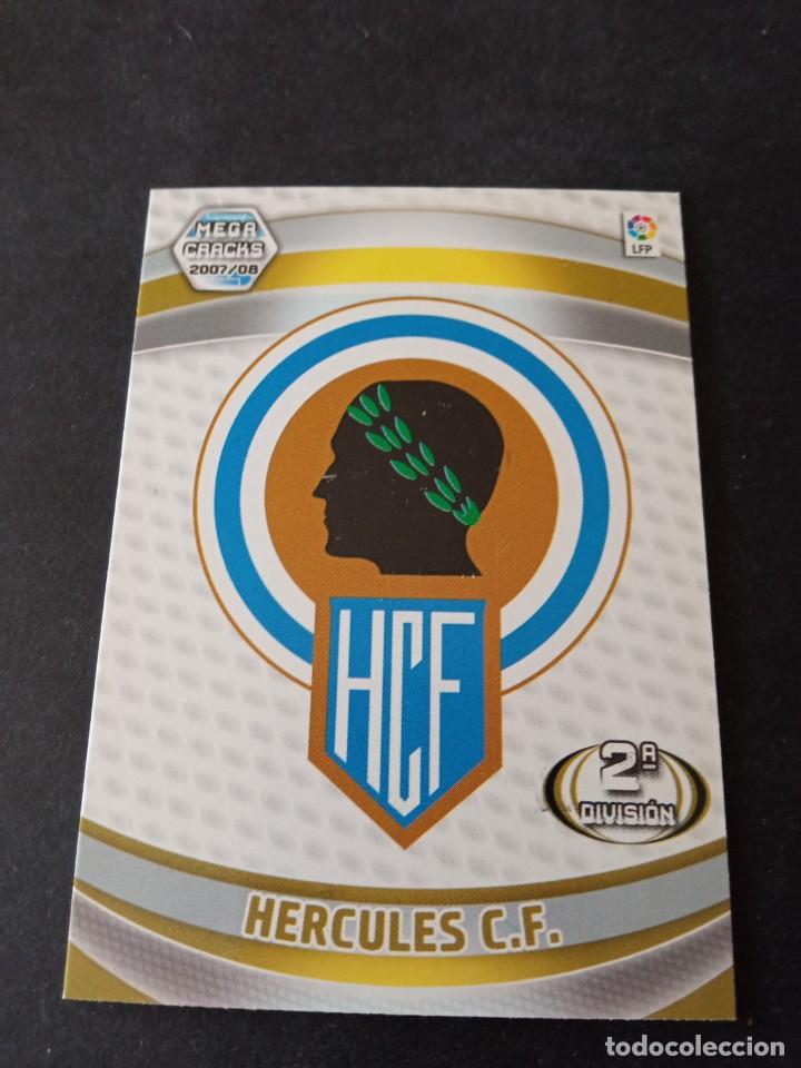 Fu&szlig;ball-Sticker: 430 HERCULES ESCUDO SEGUNDA DIVISI&Oacute;N MEGACRACKS PANINI ALBUM LIGA 2007 2008 07 08 NO ESTE