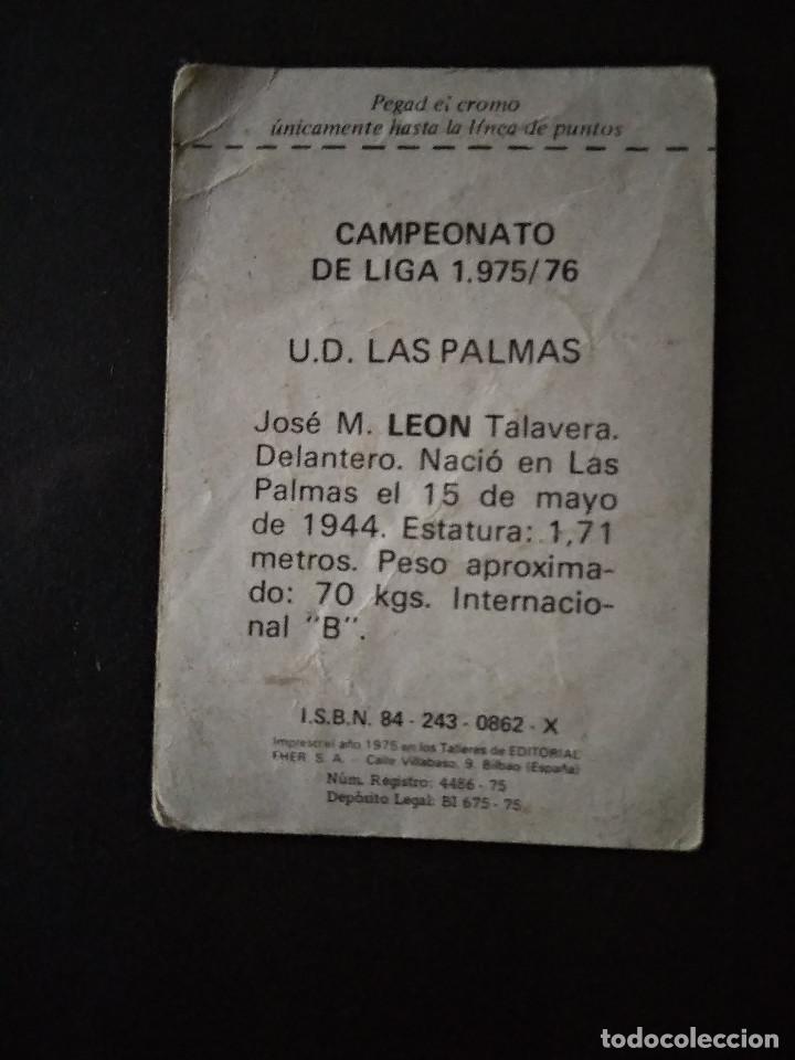 Cromos de f&uacute;tbol: LEON - Foto 2