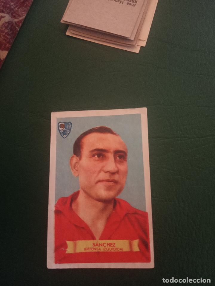 Fu&szlig;ball-Sticker: SANCHEZ ERANDIO BRUGUERA 1949 1950 CROMO FUTBOL LIGA 49 50 - SIN PEGAR- FR0 - RR1 - 58