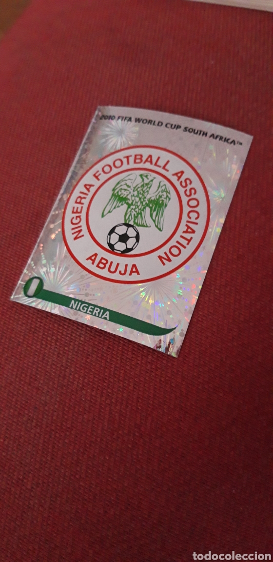 Cromos de F&uacute;tbol: Escudo nigeria 126 world cup Sud&aacute;frica 2010 10 sin pegar