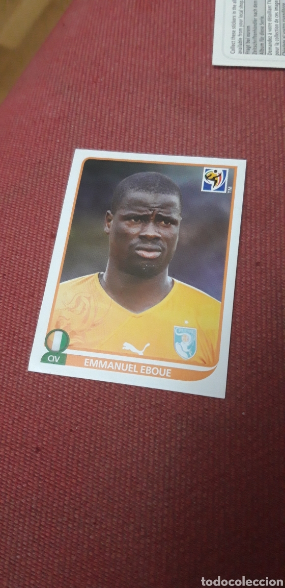 Fu&szlig;ball-Sticker: Eboue costa marfil 528 world cup Sud&aacute;frica 2010 10 sin pegar