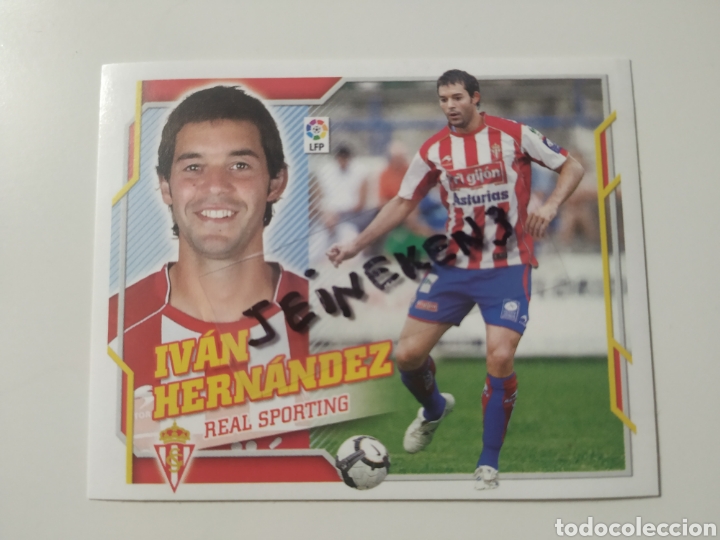 Cromos de f&uacute;tbol: Este Liga 2010/11 6 Iv&aacute;n Hern&aacute;ndez Sporting - Foto 1