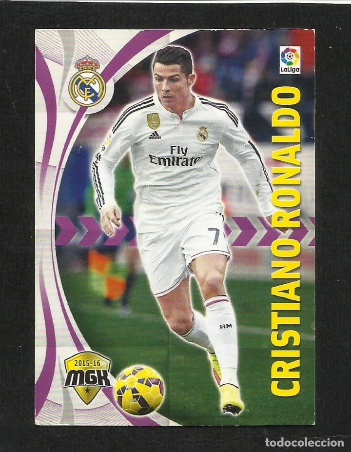 Cromos de F&uacute;tbol: MEGACRACKS 2015 2016 15 16 PANINI CROMO CRISTIANO RONALDO 345 REAL MADRID CROMO LIGA F&Uacute;TBOL MGK