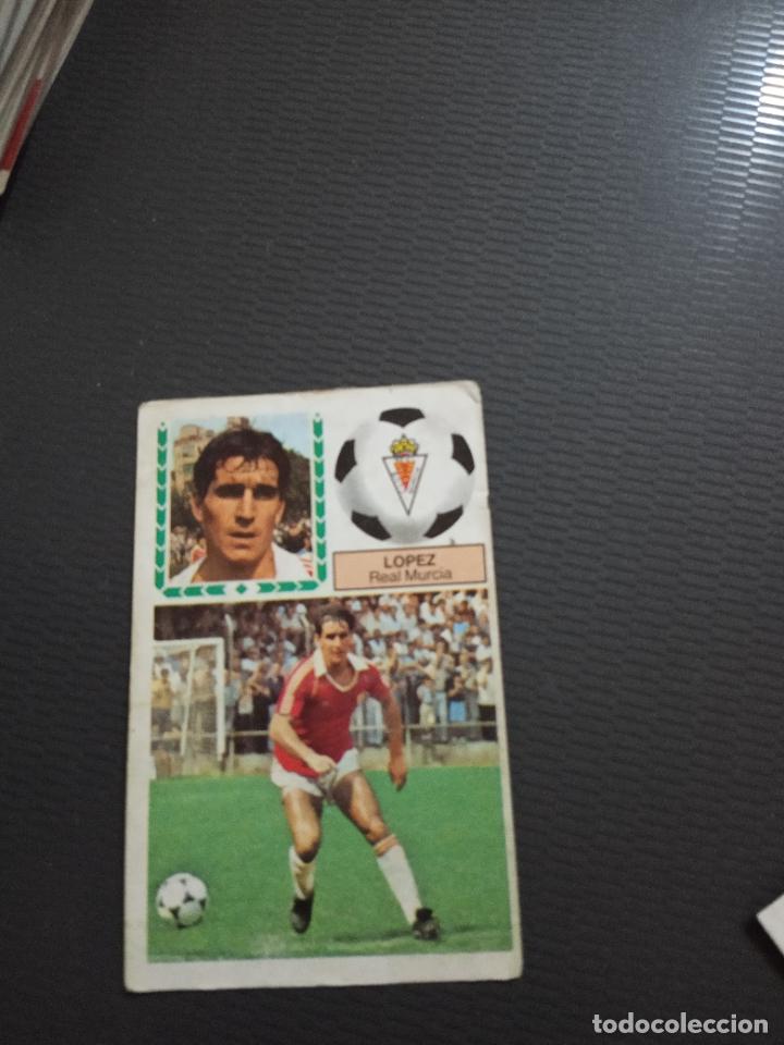 Fu&szlig;ball-Sticker: LOPEZ MURCIA ED ESTE 1983 1984 CROMO FUTBOL LIGA 83 84 DESPEGADO - FR0 - 1471 VERSION