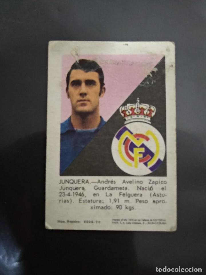 Cromos de f&uacute;tbol: JUNQUERA - Foto 2