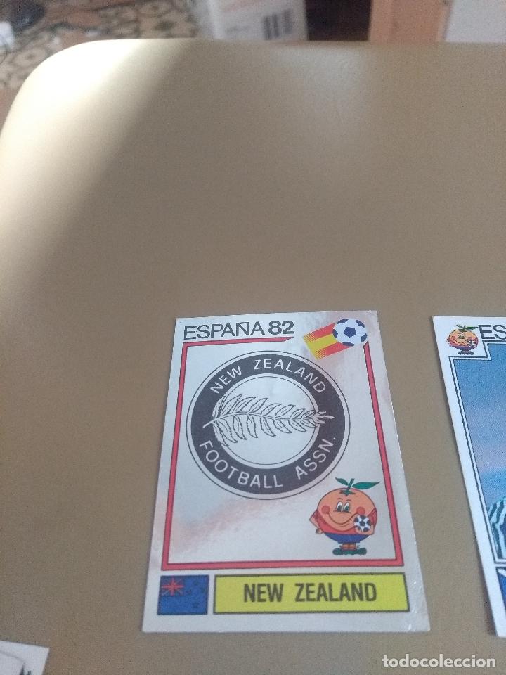 Cromos de f&uacute;tbol: N&ordm; 418 ESCUDO NUEVA ZELANDA MUNDIAL ESPA&Ntilde;A 82 1982 PANINI SIN PEGAR