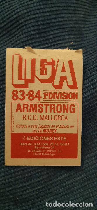 Cromos de f&uacute;tbol: 83 84 ESTE coloca Mallorca armstrong - Foto 2