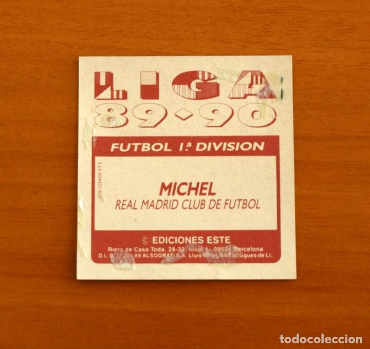 Cromos de F&uacute;tbol: Real Madrid - Michel - Ediciones Este 1989-1990, 89-90