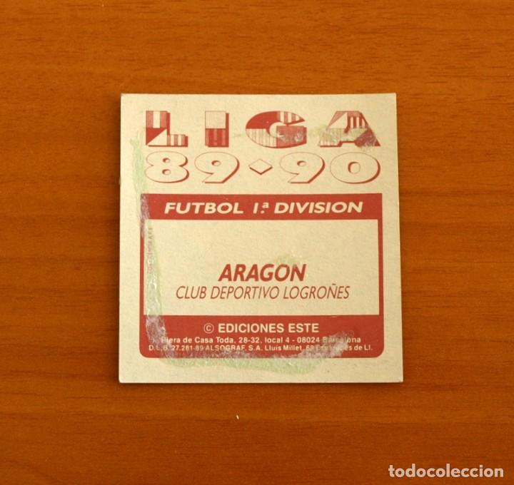 Cromos de f&uacute;tbol: Logro&ntilde;&eacute;s - Arag&oacute;n - Ediciones Este 1989-1990, 89-90 - Foto 2