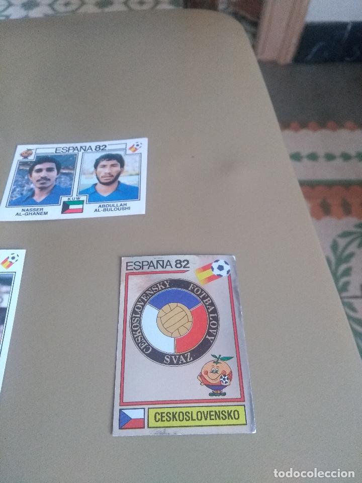 Cromos de F&uacute;tbol: N&ordm; 256 ESCUDO checoslovaquia MUNDIAL ESPA&Ntilde;A 82 1982 PANINI SIN PEGAR
