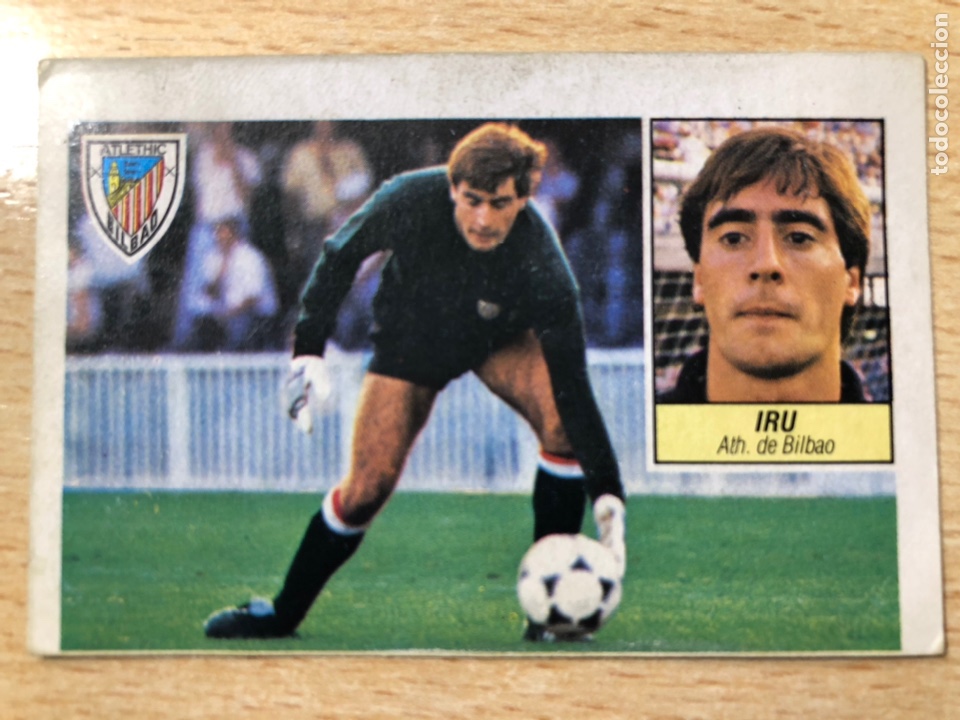 Fu&szlig;ball-Sticker: Iru fichaje 12 del Athletic Club Ed. Este 1984 1985 84 85 recuperado