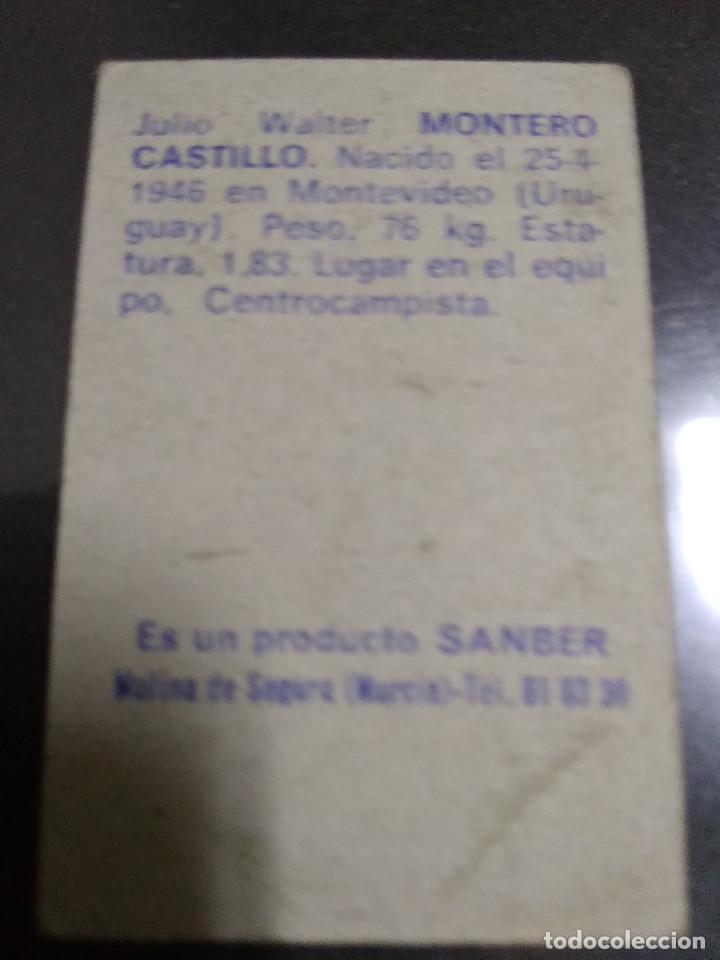 Cromos de f&uacute;tbol: MONTERO CASTILLO - Foto 2