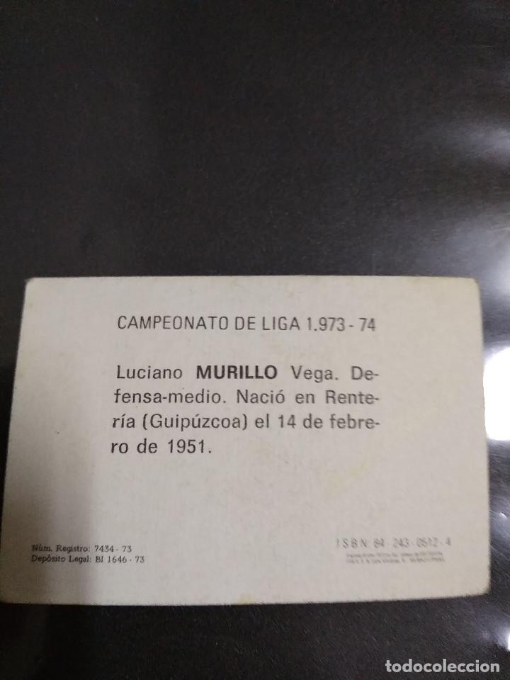Cromos de f&uacute;tbol: MURILLO - Foto 2