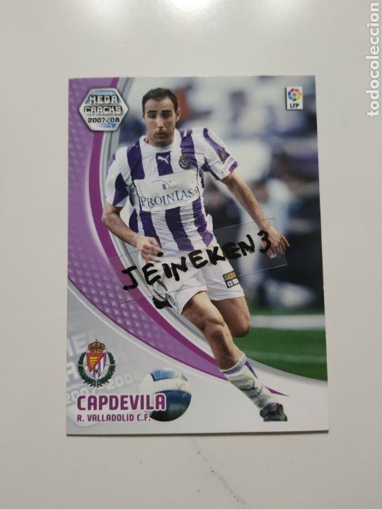 Cromos de f&uacute;tbol: Megacracks 2007/08 321 Capdevila Valladolid - Foto 1