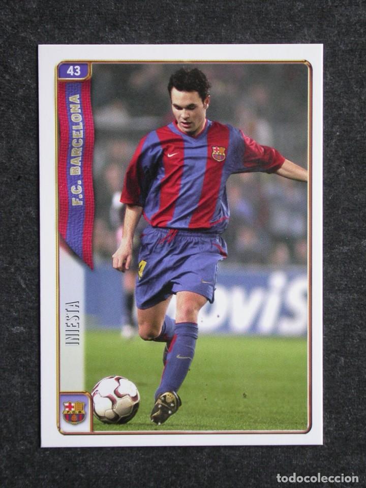 andres iniesta lujan las fichas de la liga 2004 - Buy Collectible football stickers on todocoleccion