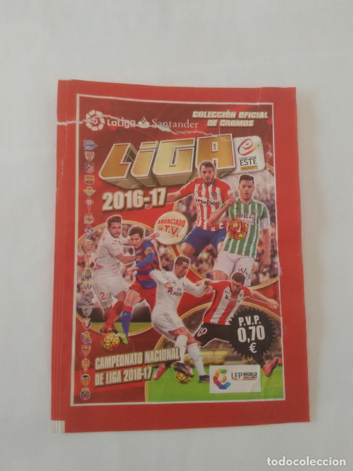 Cromos de F&uacute;tbol: MESSI CRISTIANO RONALDO KOKE DE MARCOS SOBRE CROMOS VAC&Iacute;O LIGA F&Uacute;TBOL 2016-2017 EDICIONES ESTE 16-17