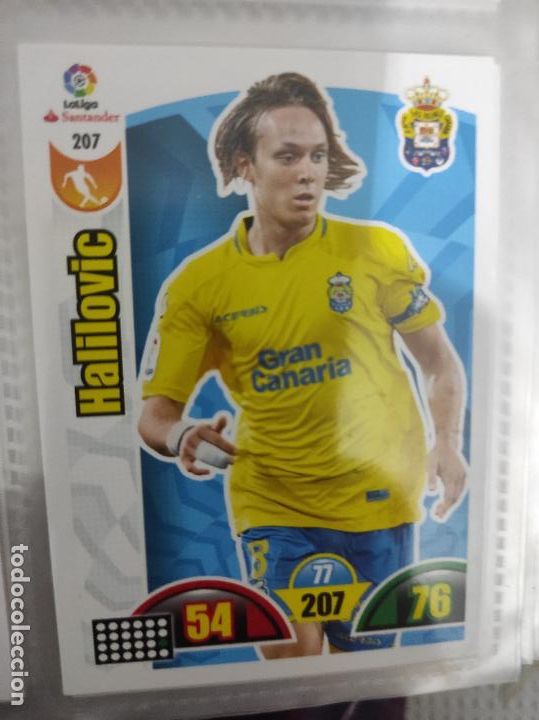 Cromos de F&uacute;tbol: 207 HALILOVIC LAS PALMAS ADRENALYN 2017 2018 17 18