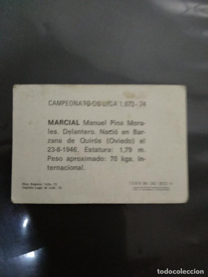 Cromos de f&uacute;tbol: MARCIAL - Foto 2