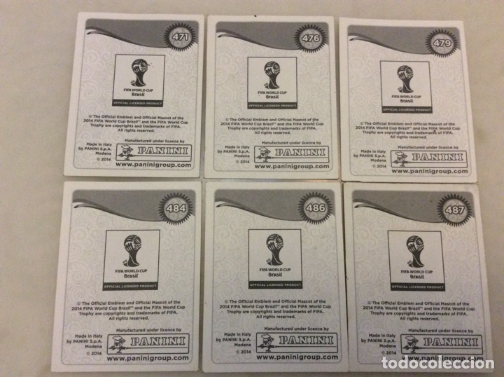Cromos de f&uacute;tbol: Brasil del 2014 de Panini - Foto 2