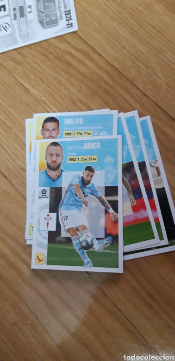 Cromos de f&uacute;tbol: Junca celta este 20 21 2020 2021 este sin pega - Foto 1