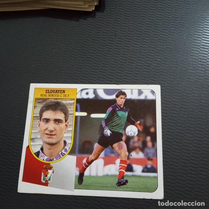 Fu&szlig;ball-Sticker: ELDUAYEN BURGOS ESTE 1991 1992 CROMO FUTBOL LIGA 91 92 - DESPEGADO - FR0 - 60