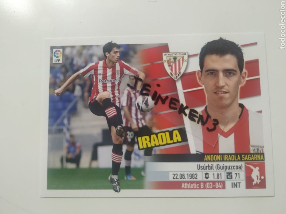 Cromos de f&uacute;tbol: Este 2013/14 3 Iraola Athletic - Foto 1