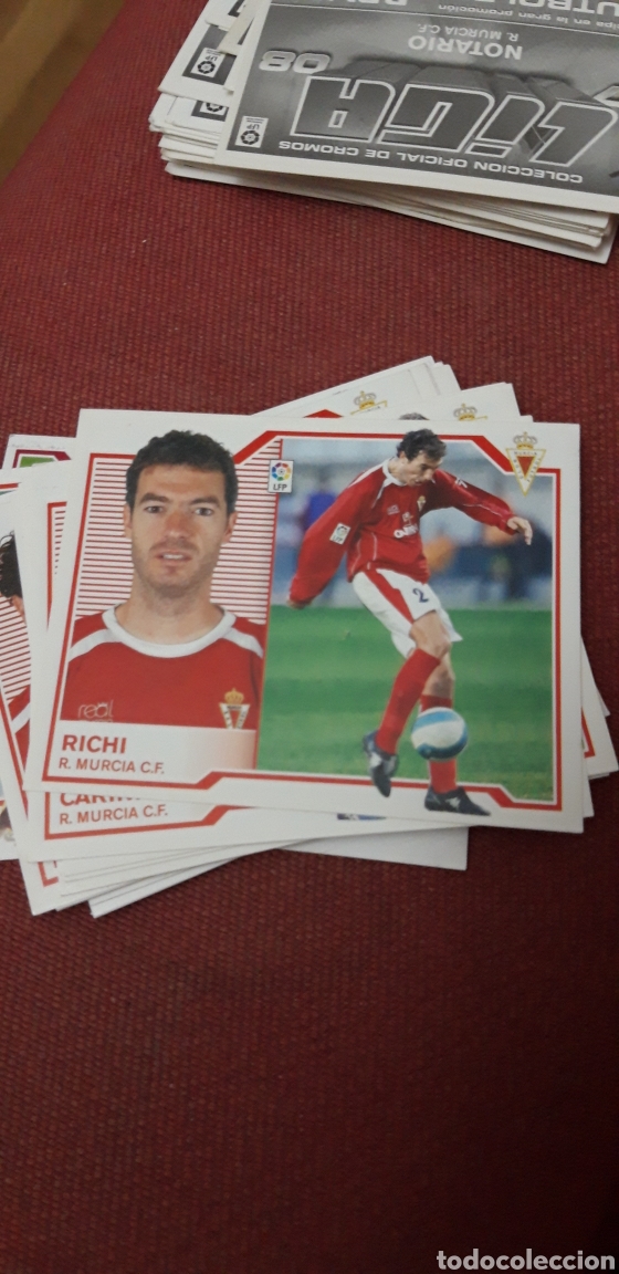 Cromos de f&uacute;tbol: Richi murcia este 2007 2008 07 08 sin pegar